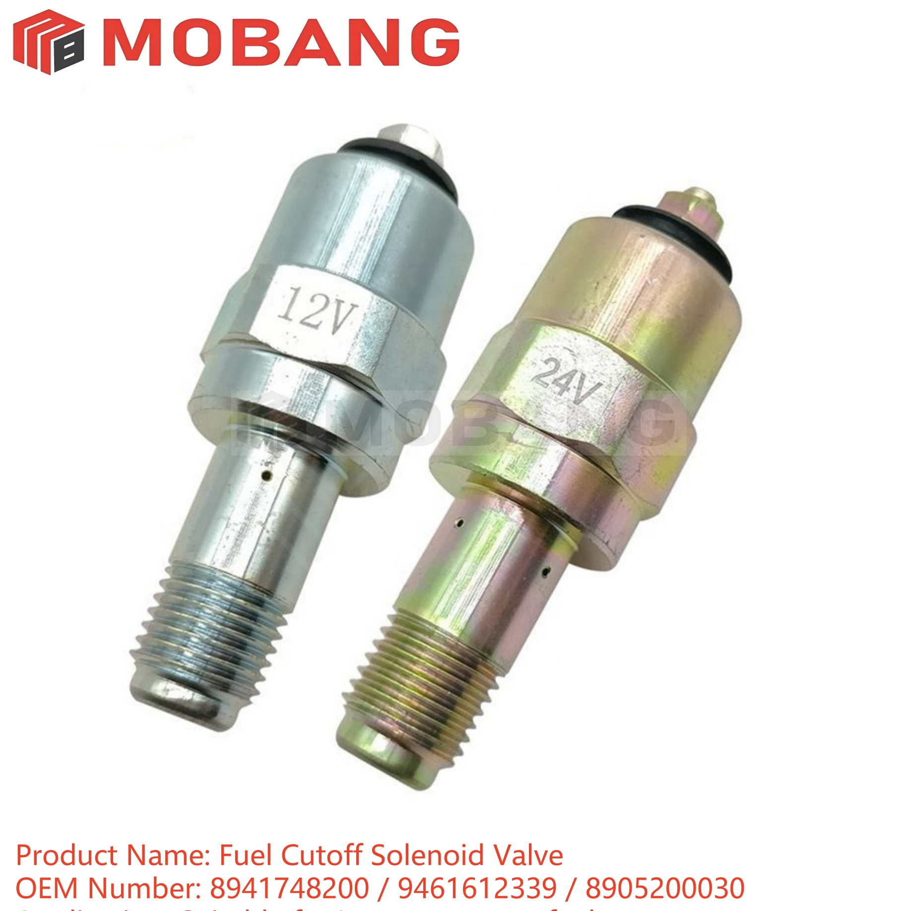 Heavy Equipment Excavator - Katup Solenoid Pemutus Bahan Bakar 8941748200