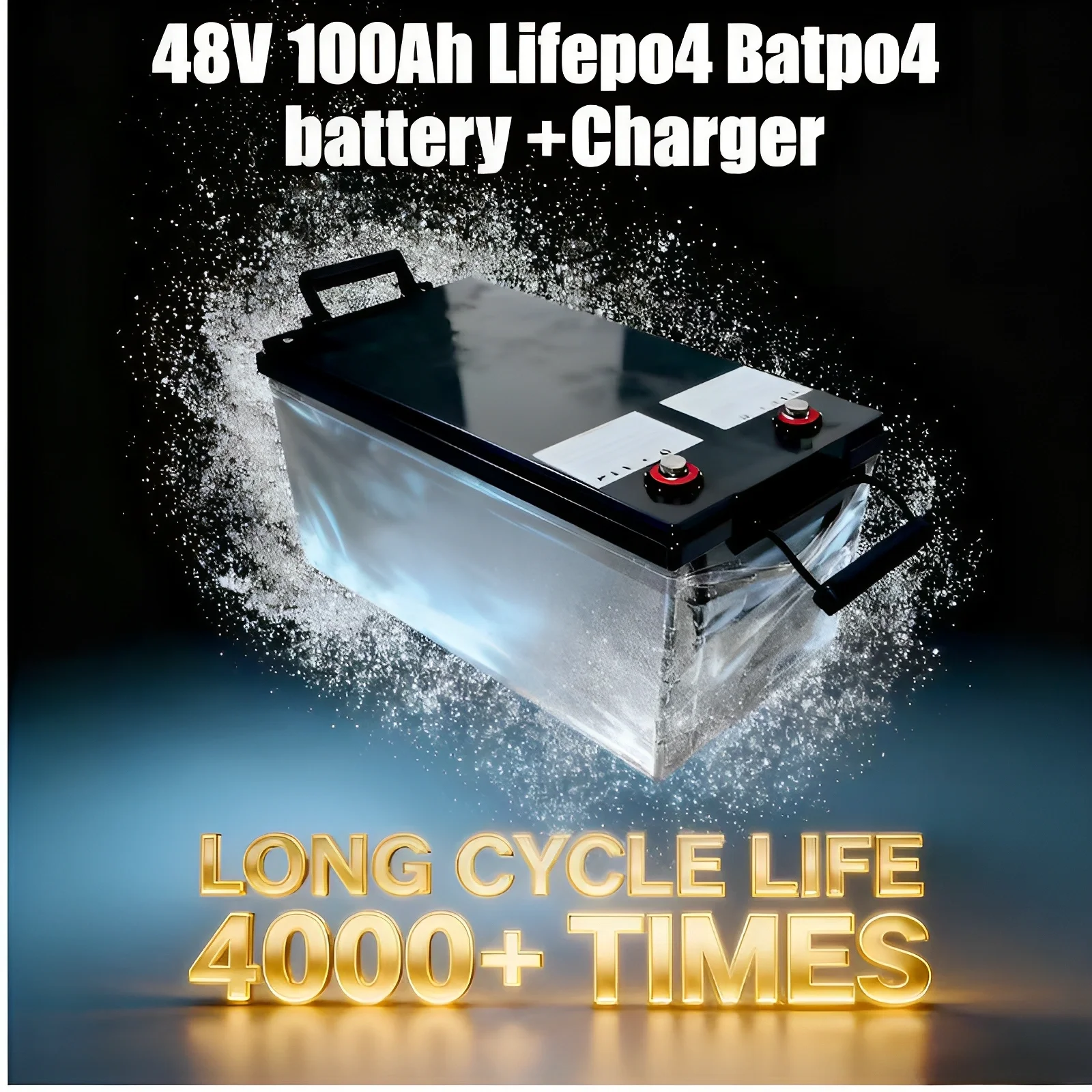 Heavy Equipment Bundle - 48V 100AH LiFePO4: DILENGKAPI BMS •