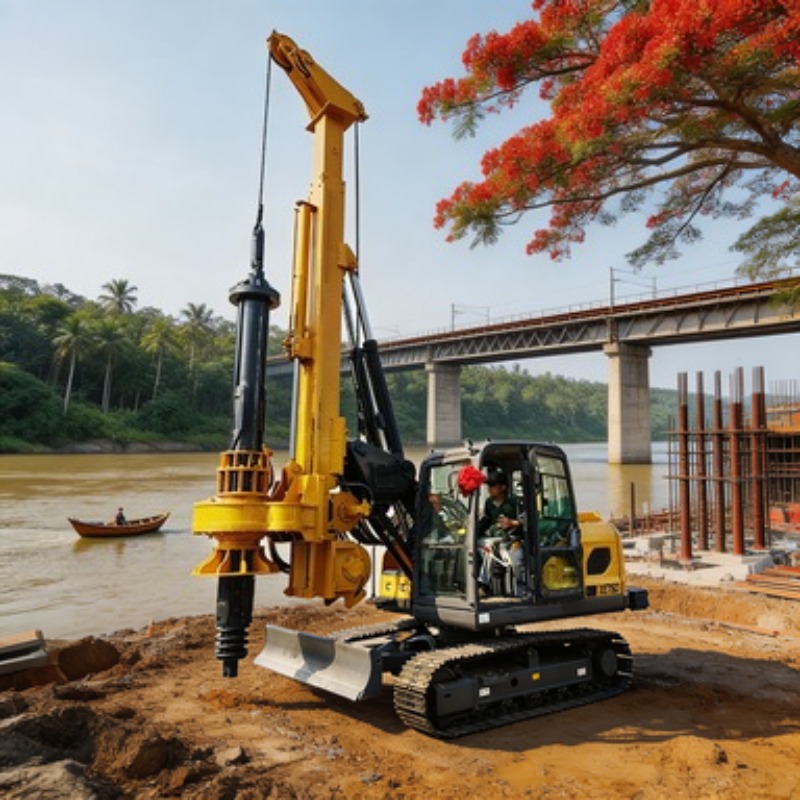 Heavy Equipment Drilling Rig - Rig Pengeboran Putar Tugas Berat, Rig