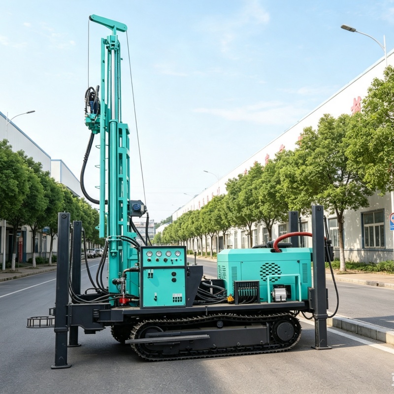 Heavy Equipment Drilling Rig - Rig Pengeboran Sumur Air yang Dapat