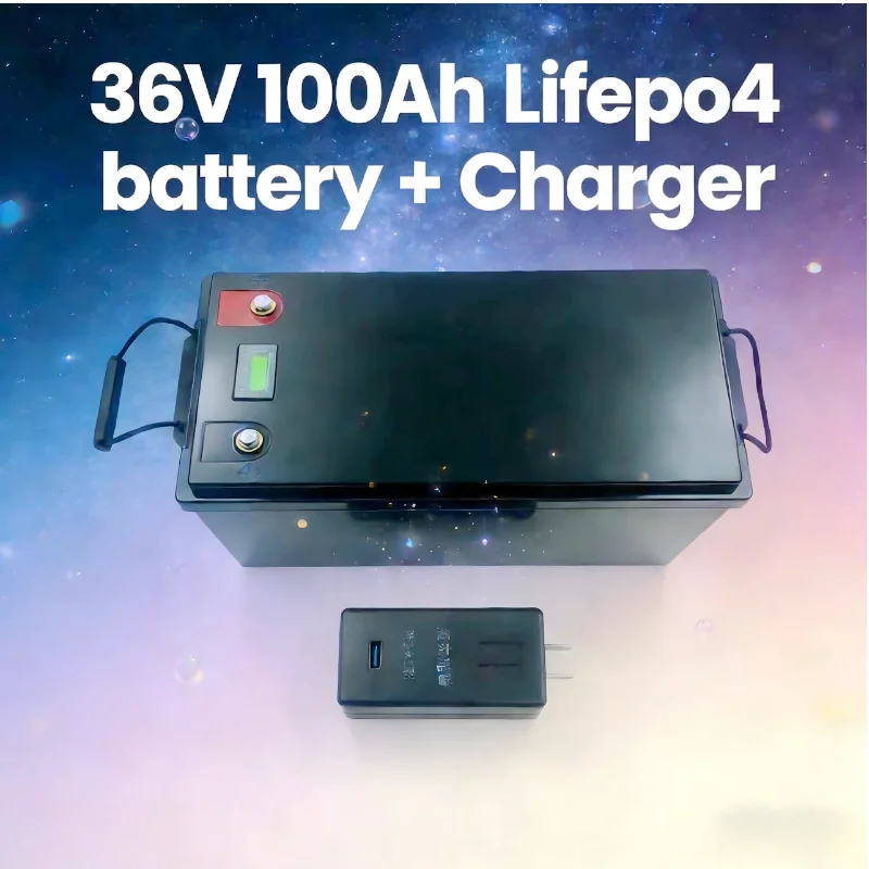 Heavy Equipment Bundle - Kit Baterai LiFePO4 36V 100Ah, Baterai