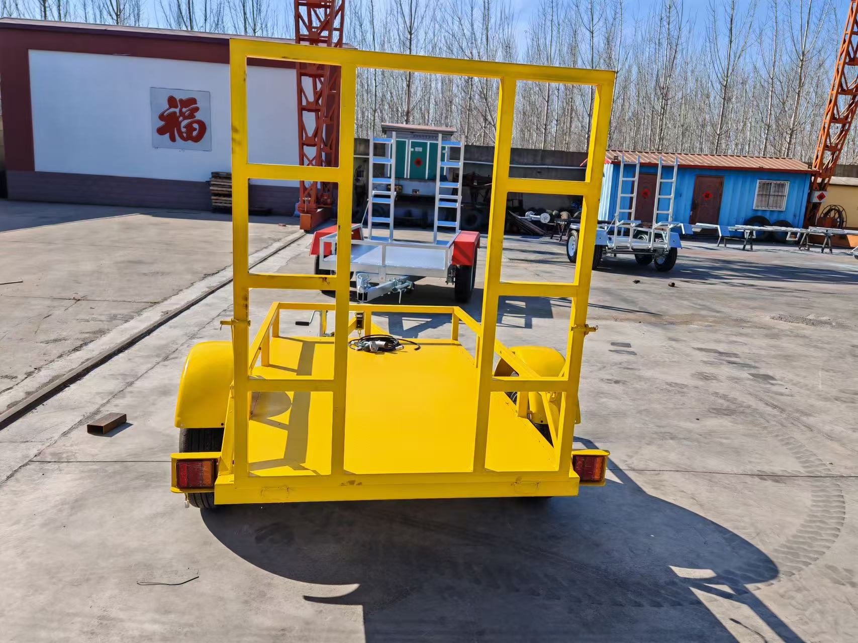 Trailer Hidrolik Otomotif 3-To - Heavy Equipment Trailer ulasan dan harga