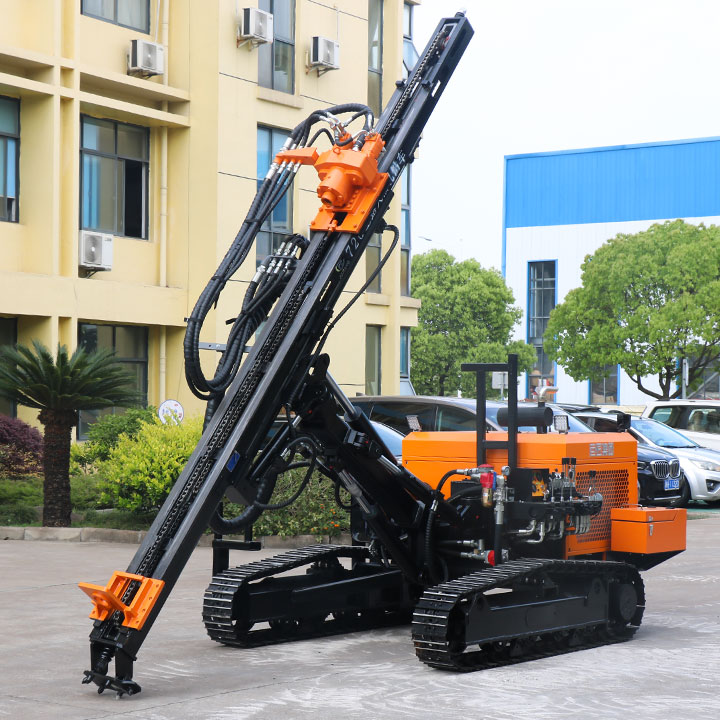 Mesin Bor DTH Hidrolik Tugas B - Heavy Equipment Drilling Rig ulasan dan harga